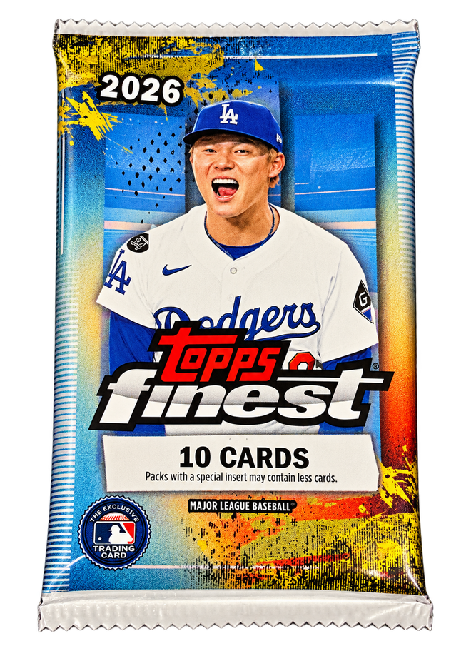 2026 Topps Finest Baseball Hobby Box - Pack