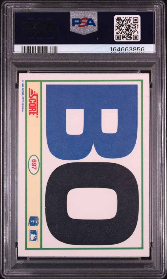 Bo Jackson card back