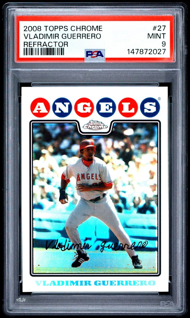 Vladimir Guerrero card front
